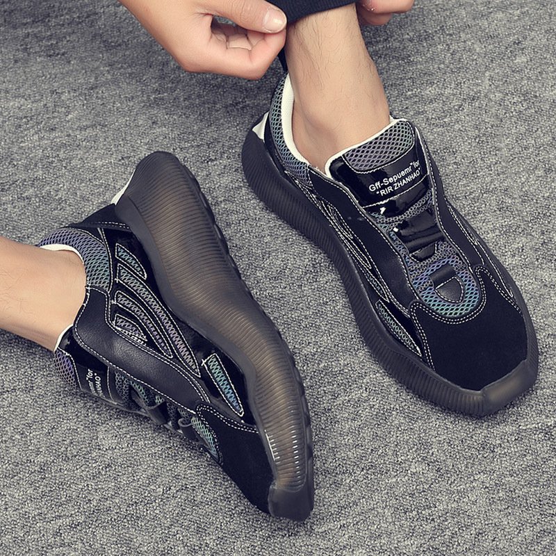 European station new hit color men's trendy shoes summer breathable men's shoes sneakers sports and leisure increased coconut shoes