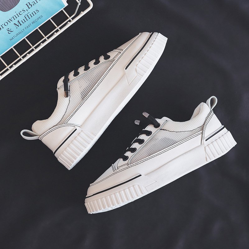 Breathable white shoes women 2021 summer new net shoes female students running casual shoes women